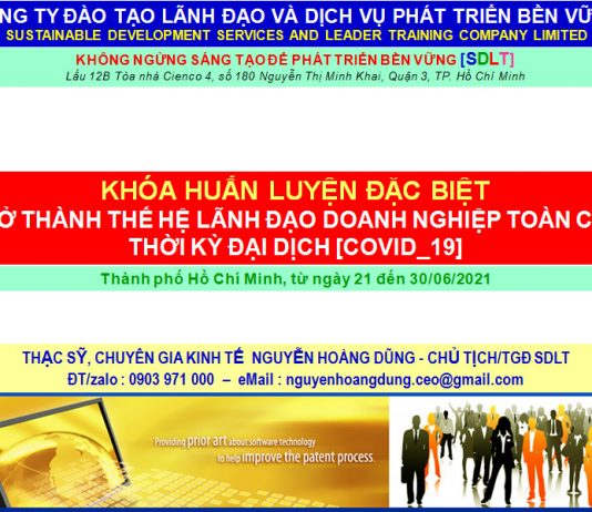 Khoá huấn luyện trở thành thế hệ lãnh đạo Doanh nghiệp toàn cầu mới thời đại dịch Covid-19