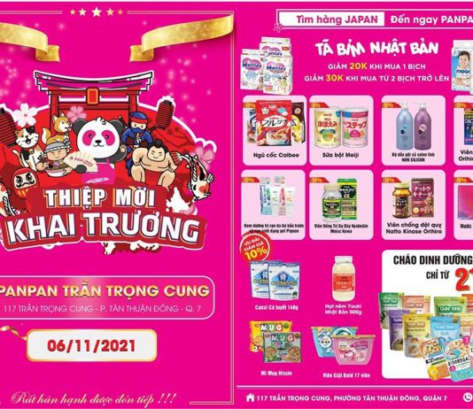 Khai trương cửa hàng Nhật PANPAN đầu tiên tại TP.HCM