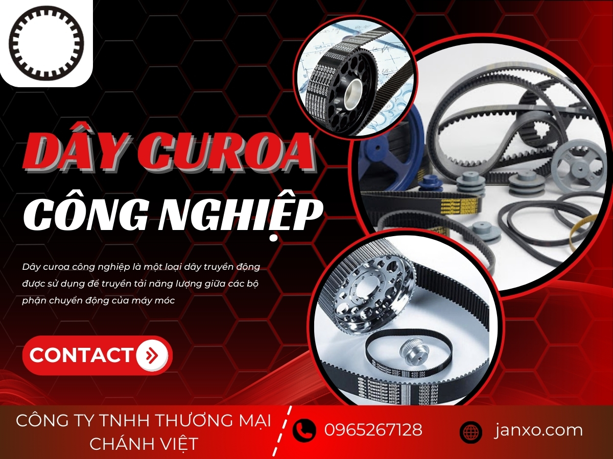 Sản phẩm dây curoa công nghiệp tại Chánh Việt