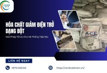 Hóa chất giảm điện trở dạng bột của Golden Star Việt Nam giúp nâng cao hiệu quả tiếp địa an toàn điện
