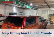 Nắp thùng bán tải cao Monde lựa chọn hoàn hảo cho người yêu sự tiện dụng và an toàn